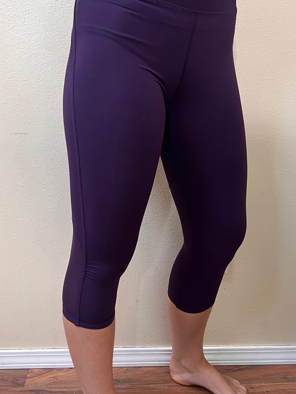 Lululemon Purple Crop Active Leggings